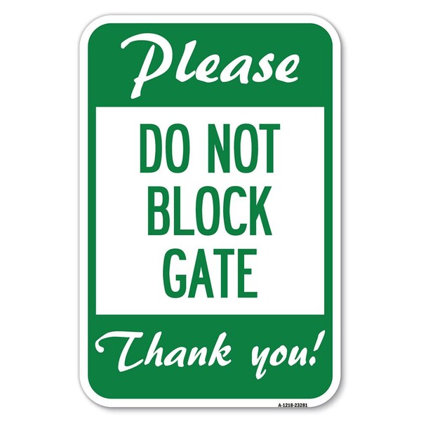 Safety Sign, 12 in Height, Aluminum, 18 in Length, 23281